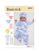 Patrón de costura Butterick para chaqueta, blusa, vestido, mameluco, cubrepañal y gorro - Quierox - Tienda Online