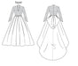 Patrón de costura Butterick para vestido de novia con encaje y cola - Quierox - Tienda Online