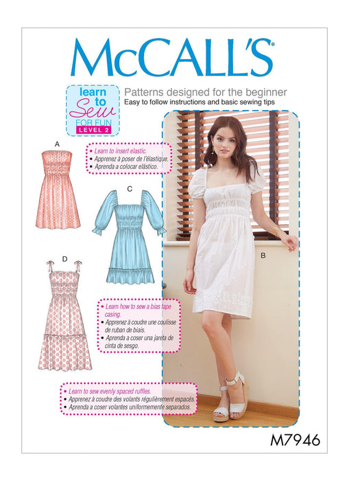 Patrón de costura de McCall para vestidos para adolescentes - Quierox - Tienda Online