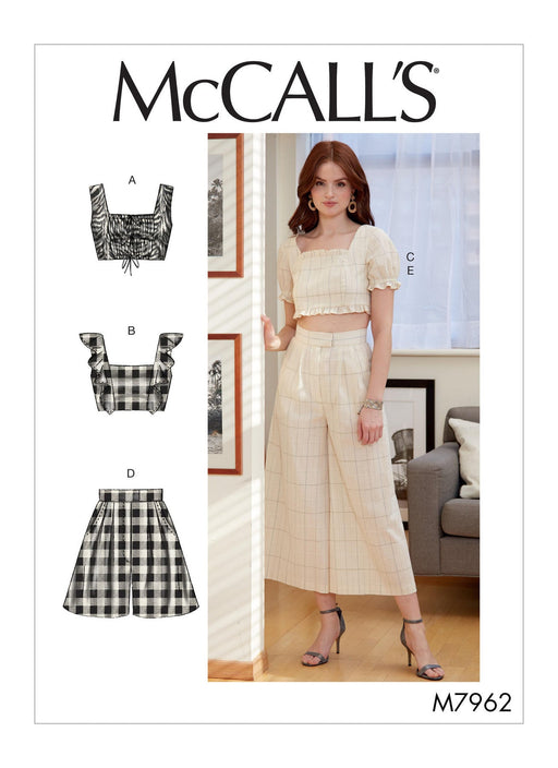 Patrón de costura McCall para blusas, pantalones cortos y pantalones - Quierox - Tienda Online