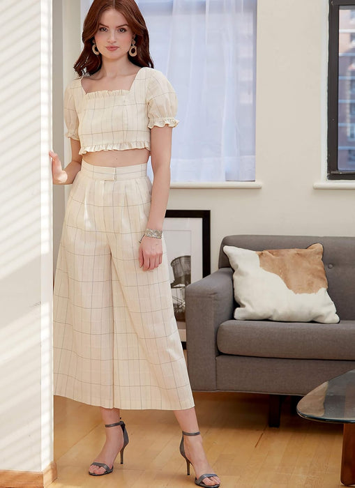Patrón de costura McCall para blusas, pantalones cortos y pantalones - Quierox - Tienda Online