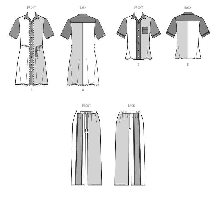 Patrón de costura McCall para vestido, top y pantalones - Quierox - Tienda Online