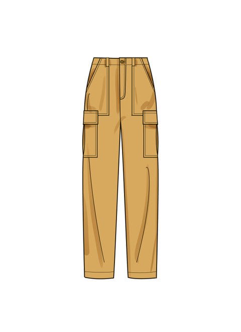 Patrón de costura Simplicity para top de punto, pantalones cargo y pantalones cortos - Quierox - Tienda Online