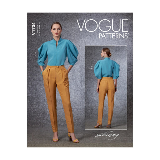 Patrón de costura Vogue V1704 - Combinación de blusa y pantalón - Mangas abullonadas - Quierox - Tienda Online