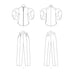 Patrón de costura Vogue V1704 - Combinación de blusa y pantalón - Mangas abullonadas - Quierox - Tienda Online