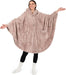 PAVILIA - Poncho con capucha y diseño de ángel para mujer, suave y esponjoso, tipo manta - Quierox - Tienda Online
