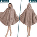 PAVILIA - Poncho con capucha y diseño de ángel para mujer, suave y esponjoso, tipo manta - Quierox - Tienda Online