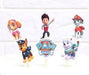 PAW Patrol Juego de 24 decoraciones para fiestas de cumpleaños - Quierox - Tienda Online