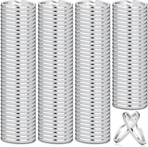 PAXCOO 200 llaveros divididos a granel para llaveros y manualidades, 1 pulgada (25 mm) - Quierox - Tienda Online