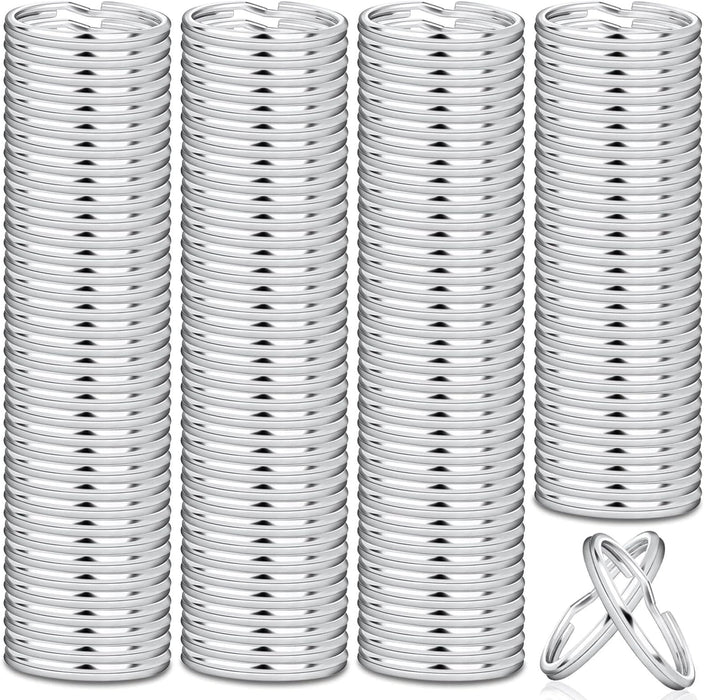 PAXCOO 200 llaveros divididos a granel para llaveros y manualidades, 1 pulgada (25 mm) - Quierox - Tienda Online