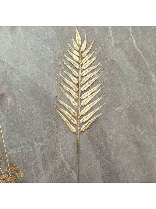 Pck de 10 hojas de sauce artificiales doradas y cubo de la suerte para decorar arreglos florales - Quierox - Tienda Online