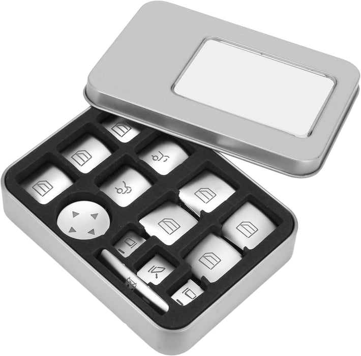 Pegatina para botón de elevación de ventana de coche Josenidny para clase BCE Gla Cla ML - Quierox - Tienda Online