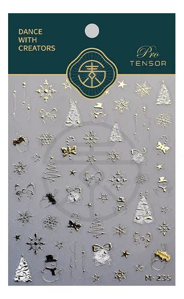 Pegatinas de estrellas navideñas para uñas - Quierox - Tienda Online