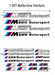 Pegatinas reflectantes para puerta de coche para BMW - Quierox - Tienda Online