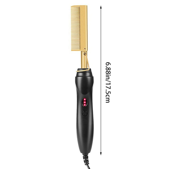 Peines de presión para alisador de cabello eléctrico de doble propósito, de cobre - Quierox - Tienda Online