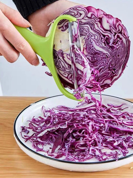 Pelador de verduras y frutas de acero inoxidable, rallador de repollo, cortador de patatas - Quierox - Tienda Online