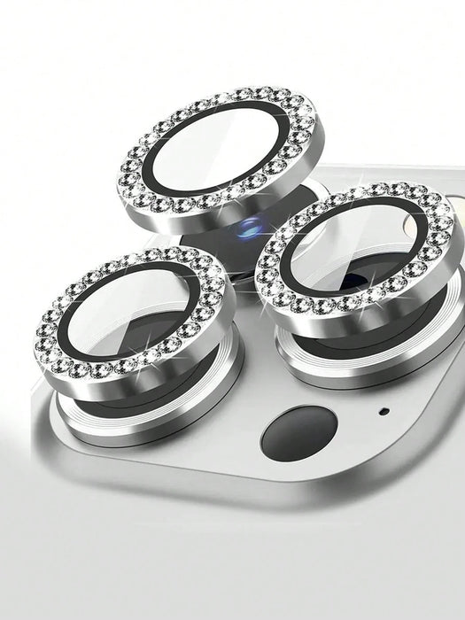Película protectora para lente de cámara Apple con incrustaciones de diamantes de imitación - Quierox - Tienda Online