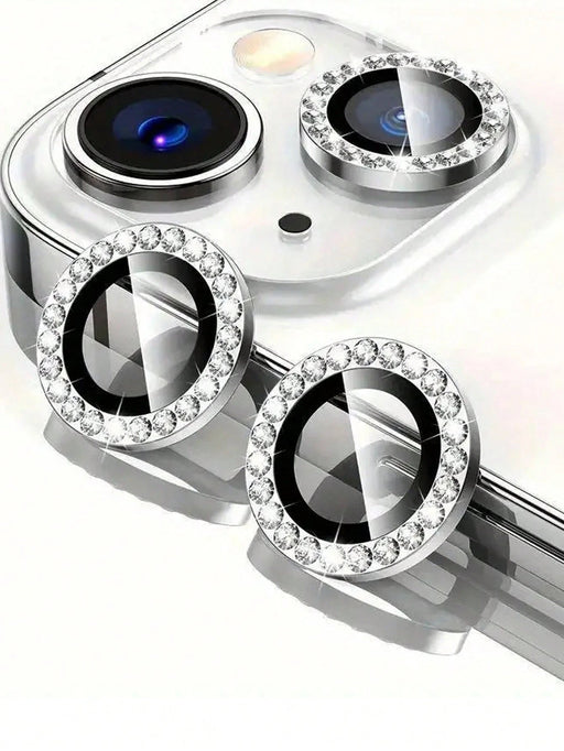 Película protectora para lente de cámara Apple con incrustaciones de diamantes de imitación - Quierox - Tienda Online