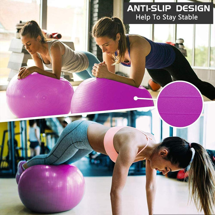 Pelota de entrenamiento, silla de ejercicio portátil, pelotas de yoga 75CM - Quierox - Tienda Online