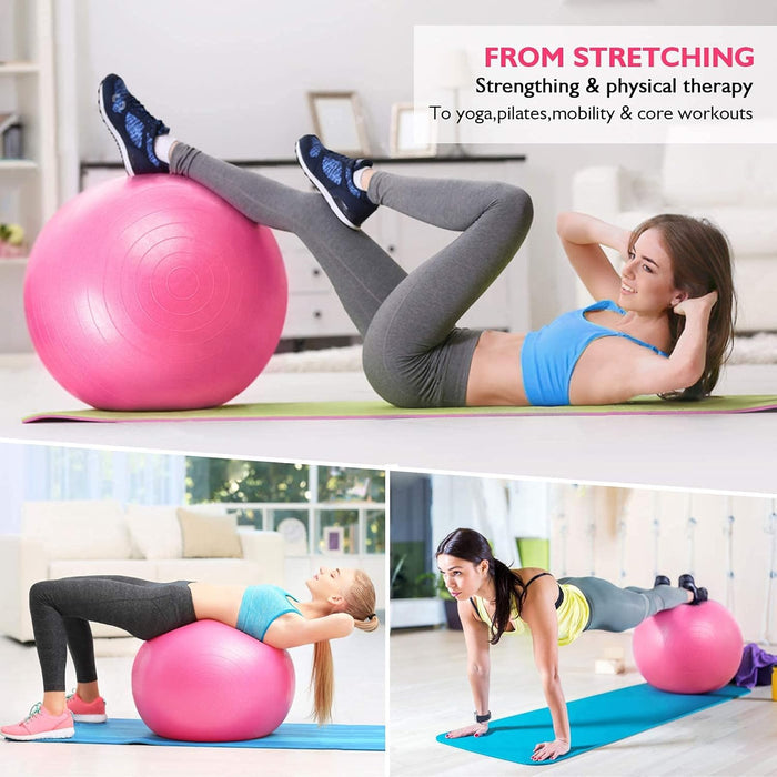 Pelota de entrenamiento, silla de ejercicio portátil, pelotas de yoga 75CM - Quierox - Tienda Online