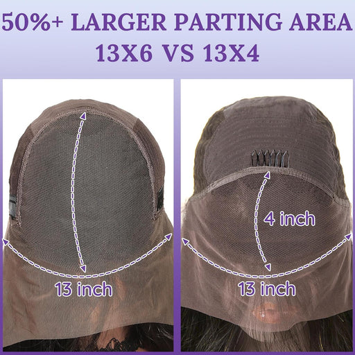 Peluca de cabello sintetico con encaje frontal de 13x4 26 pulgadas - Quierox - Tienda Online