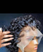 Peluca de corte pixie con encaje frontal 13x1 - 1B, estilo ondulado rizado - Quierox - Tienda Online