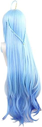 Peluca de Cosplay de Anime Hololive Yukihana Lamy - Quierox - Tienda Online