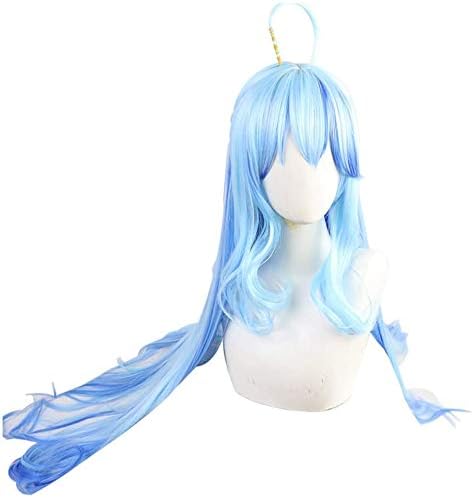 Peluca de Cosplay de Anime Hololive Yukihana Lamy - Quierox - Tienda Online
