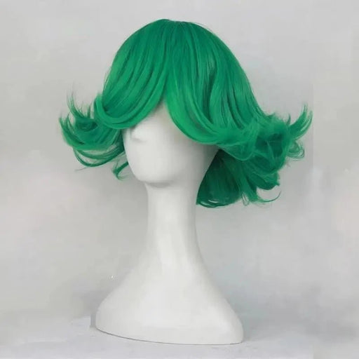 Peluca de Cosplay de Anime One Punch Man Senritsu no Tatsumaki corta de 30cm - Quierox - Tienda Online