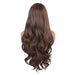 Peluca de diadema marrón mixta, sin pegamento, con ondas, con diadema incorporada, densidad 150% - Quierox - Tienda Online