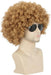 Peluca de fiesta estilo rockero dorado corto y rizado estilo afro de los años 70 y 80 para hombre y mujer de karlery - Quierox - Tienda Online