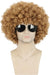 Peluca de fiesta estilo rockero dorado corto y rizado estilo afro de los años 70 y 80 para hombre y mujer de karlery - Quierox - Tienda Online