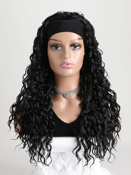 Peluca sintética con banda para el pelo, de moda, para mujer - Quierox - Tienda Online