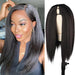 Peluca Yaki Straight V Part, media peluca afro rizada lisa, densidad del 180% - Quierox - Tienda Online
