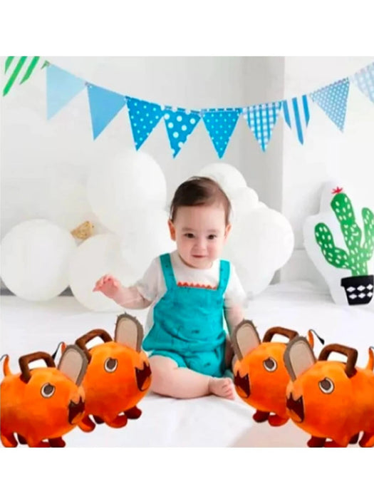 Peluche Motosierra para niños de 25 cm x 28 cm - Quierox - Tienda Online