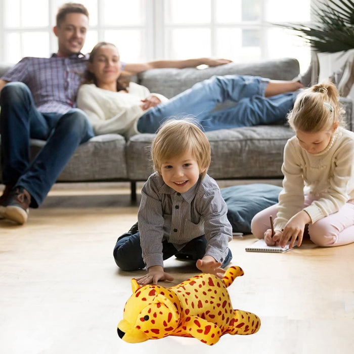Peluches con peso Animales de peluche - Leopardo - Almohada de peluche con peso para niños - Quierox - Tienda Online