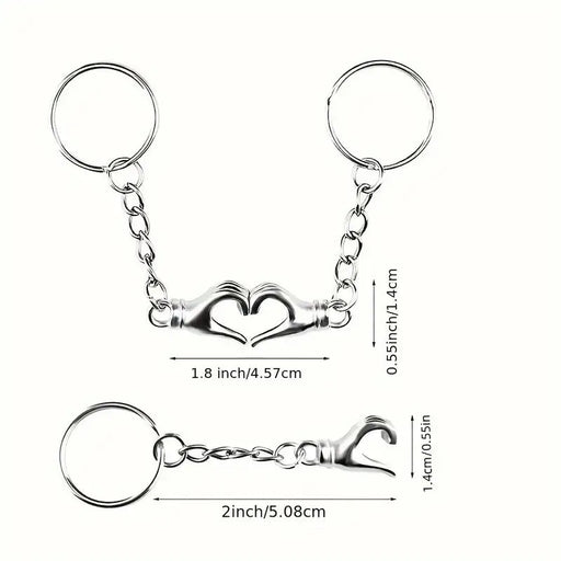 Pendiente de amor para pareja Romántico llavero 2piezas - Quierox - Tienda Online