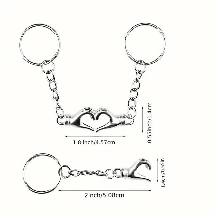 Pendiente de amor para pareja Romántico llavero 2piezas - Quierox - Tienda Online