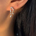Pendientes asimétricos gota fusión abstracta geométrica - Quierox - Tienda Online