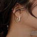 Pendientes brillantes de galaxia de acero inoxidable - Quierox - Tienda Online