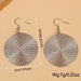 Pendientes Colgantes Boho Diseño Redondo Acero Estilo Minimalista - Quierox - Tienda Online