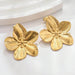 Pendientes con pasador de flor de pétalo grande para mujer - Quierox - Tienda Online