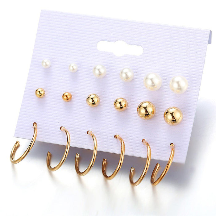 Pendientes con personalidad, sencillos, perlas, para mujer - Quierox - Tienda Online