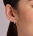 Pendientes de aro con diamante de imitacion para mujer - Quierox - Tienda Online