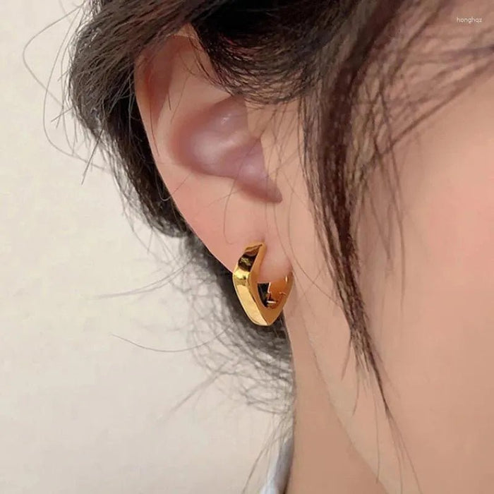 Pendientes de aro cuadrados para mujer - Quierox - Tienda Online