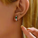 Pendientes de aro para mujer con incrustaciones de circonitas elegantes - Quierox - Tienda Online