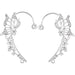 Pendientes de clip para mujer, sin perforar, con forma de mariposa y circonita, 2 piezas - Quierox - Tienda Online
