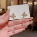 Pendientes de mariposa con borla estilo coreano - Quierox - Tienda Online