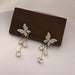 Pendientes de mariposa con borla estilo coreano - Quierox - Tienda Online