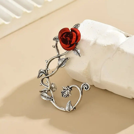 Pendientes de moda con forma de rosa y flores creativas - Quierox - Tienda Online